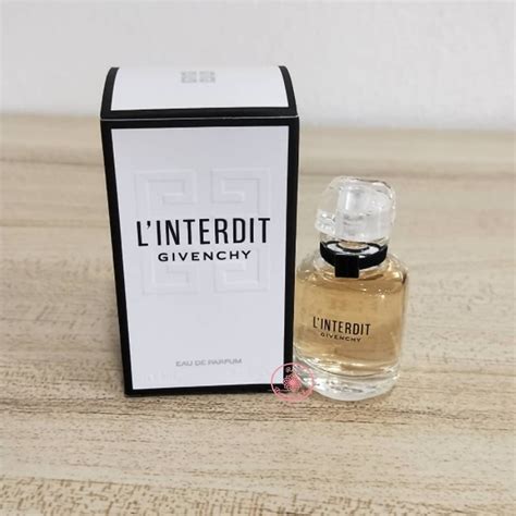 givenchy l interdit 10ml|givenchy l'interdit original.